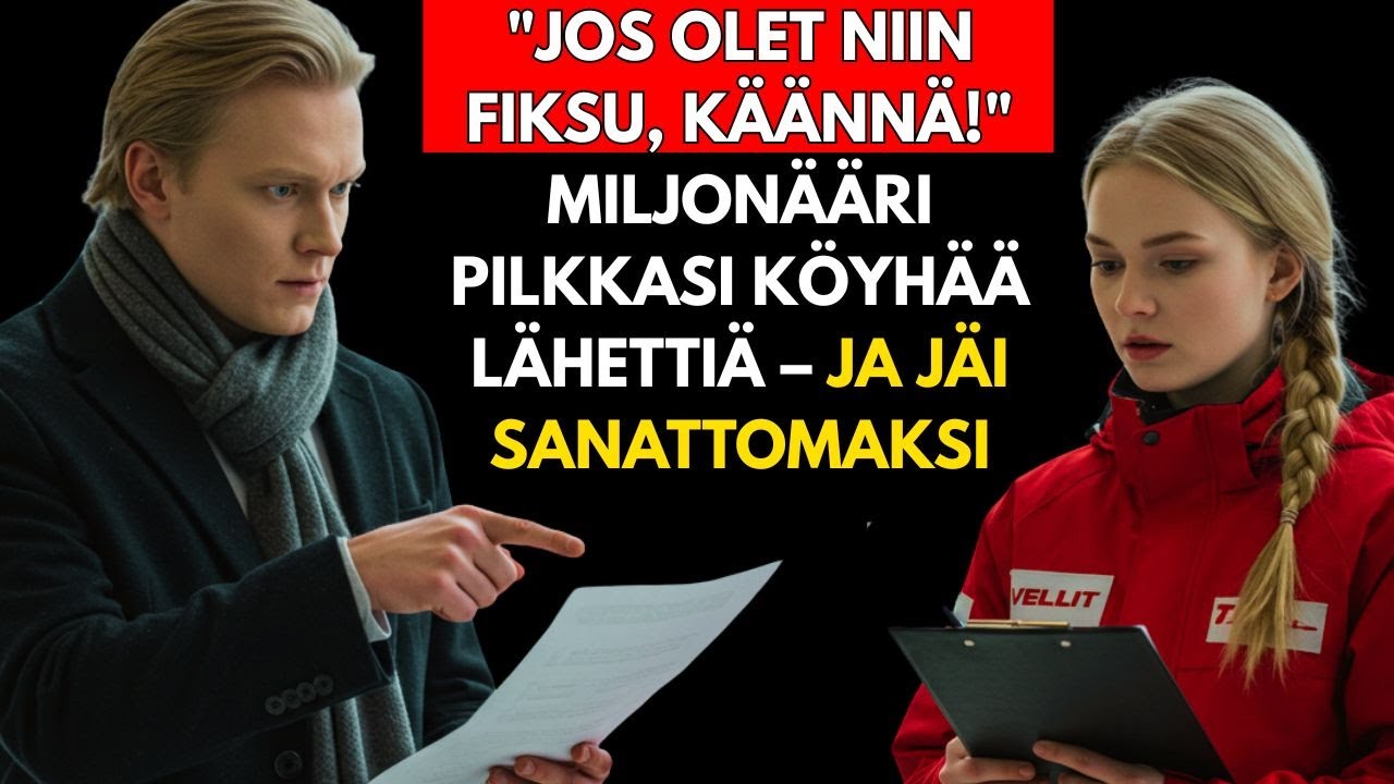 MILJONÄÄRI epäili KURIIRITYTTÖÄ: 