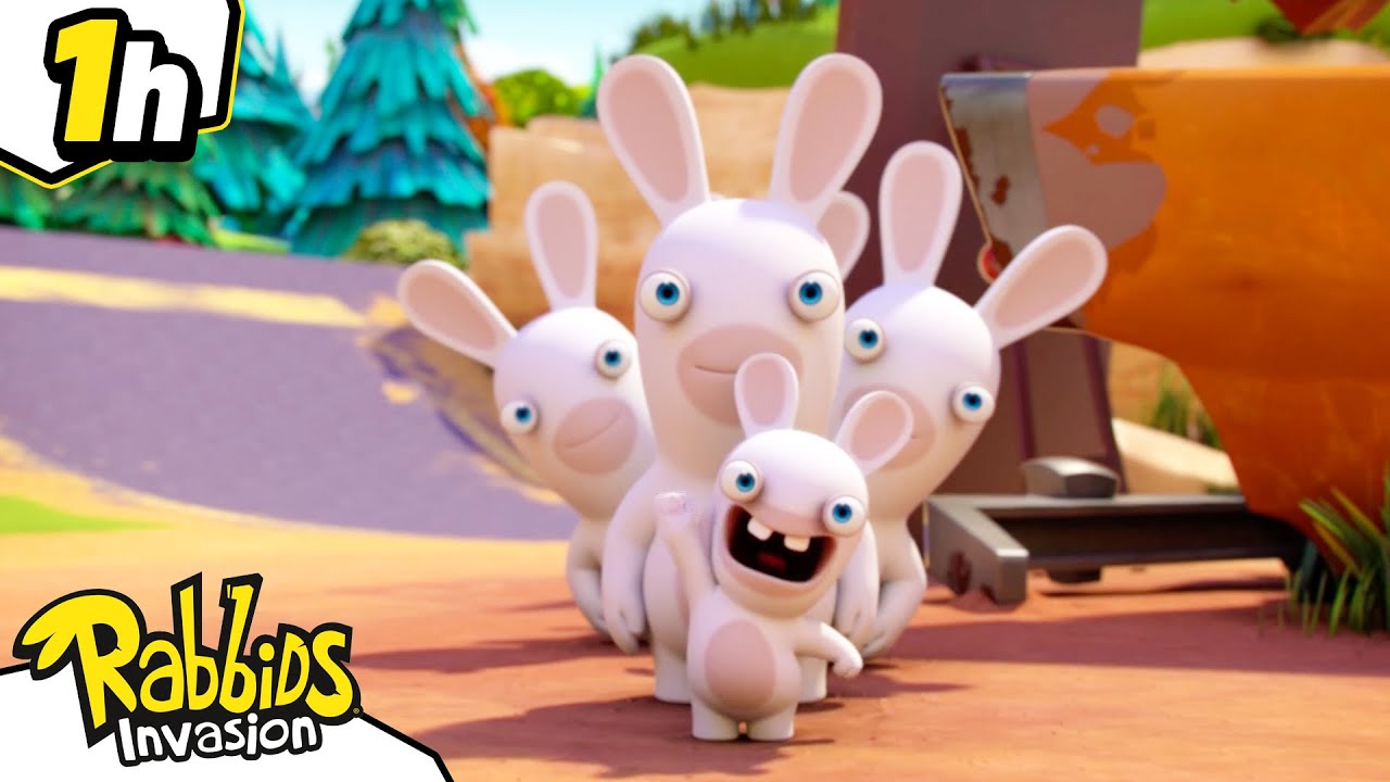 ¡Toda la Familia Rabbids reunida! 🐰😆 | Rabbids La Invasión | Dibujos Animados