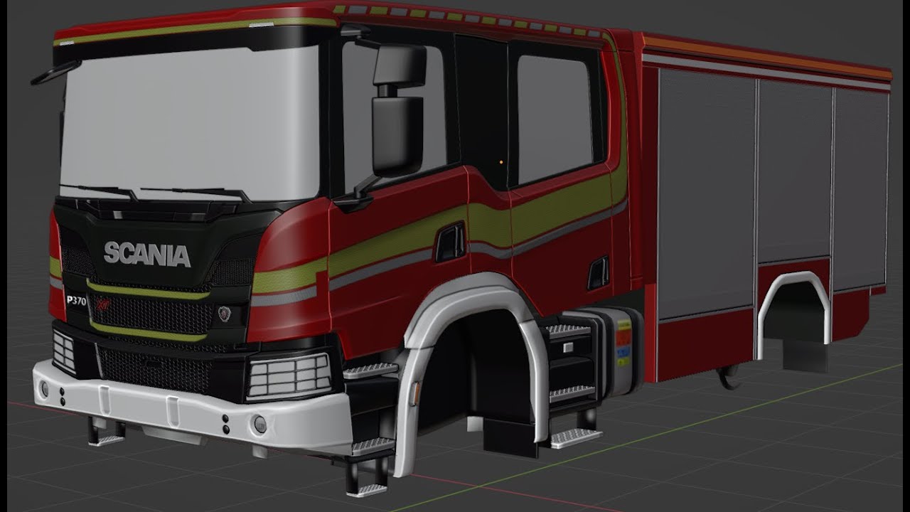 Modeluje GCBA 5/32 - Scania P370 / PS Szczęśniak