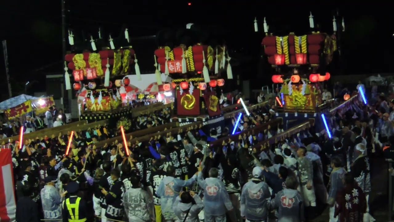 小高地支部・乙島祭り2025・朝の宮入