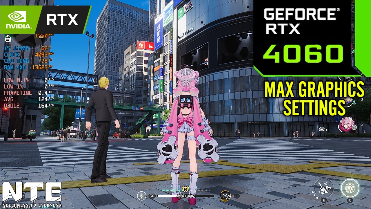 NTE Neverness to Everness : RTX 4060 8GB ( Maximum Graphics Settings )