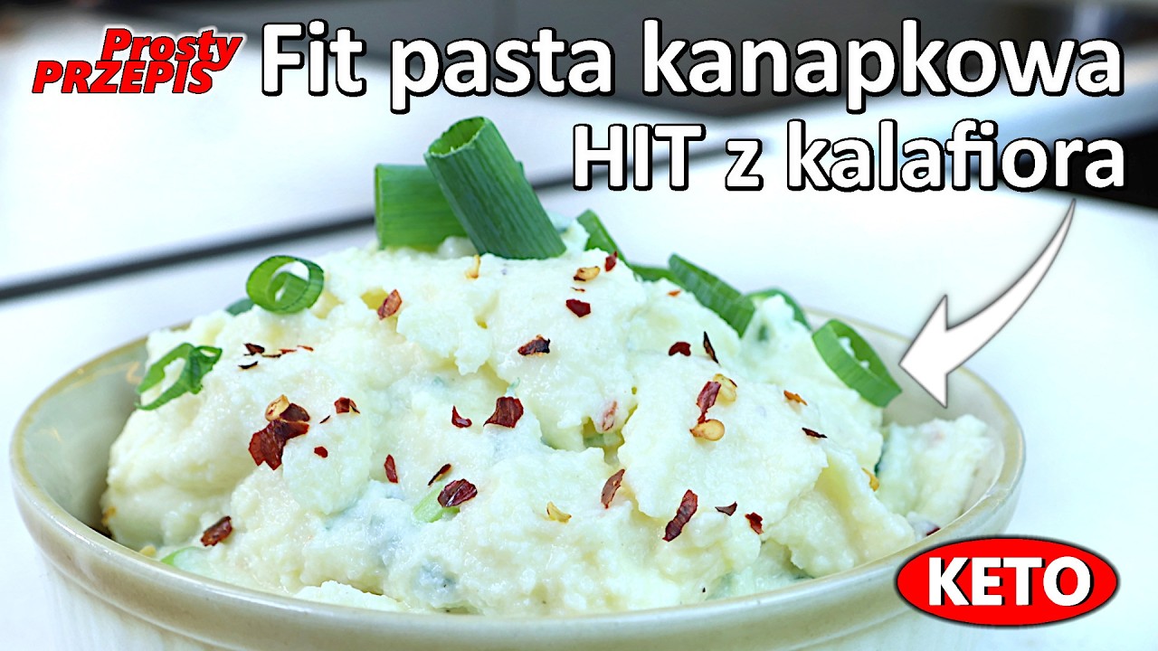 Fit pasta kanapkowa z kalafiora 🥦 szybka i sycąca