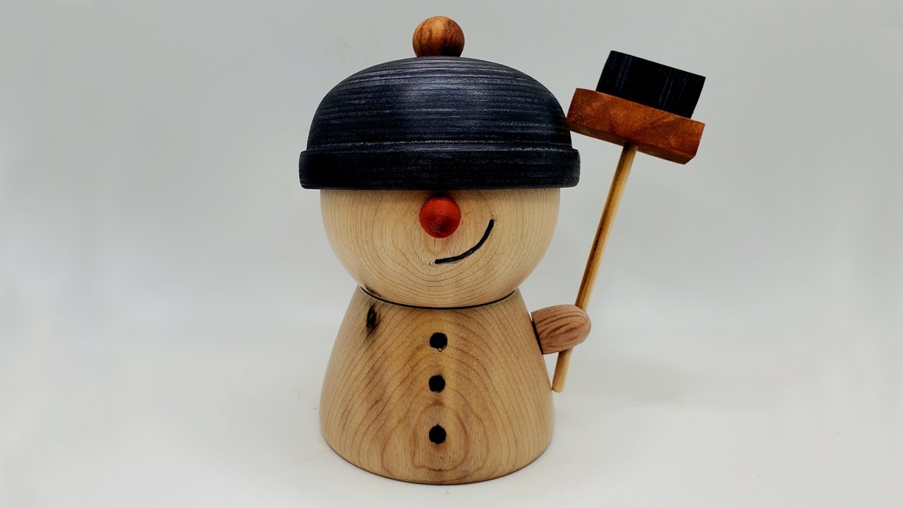 Точение по дереву | Снеговик⛄