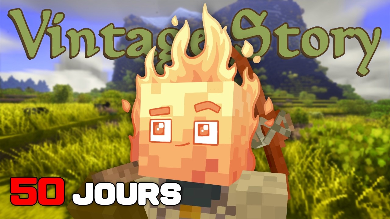J'ai passé 50 jours dans VINTAGE STORY - Nouveau départ