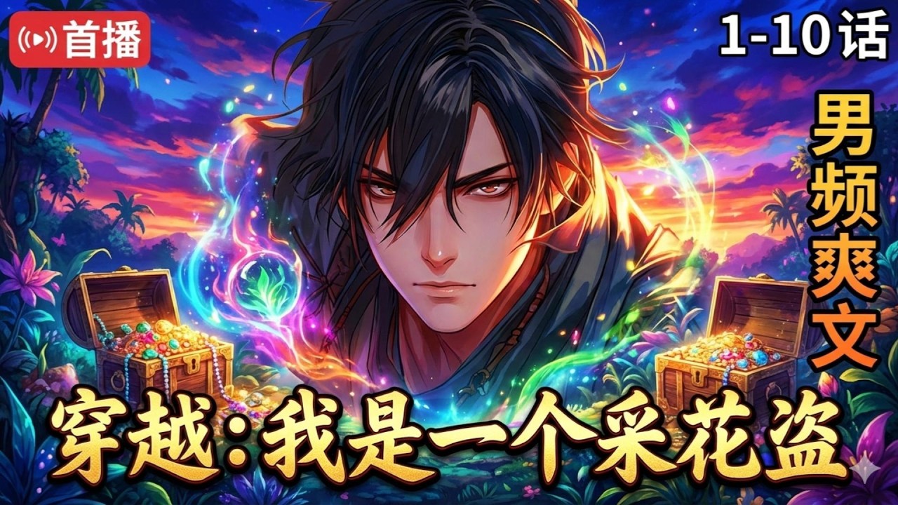 💥💥一口气看最新《穿越：我是一个采花盗》1~10 合集 ！穿越成采花大盗，开局就拿捏高冷侠女？这双修功法简直太逆天了！