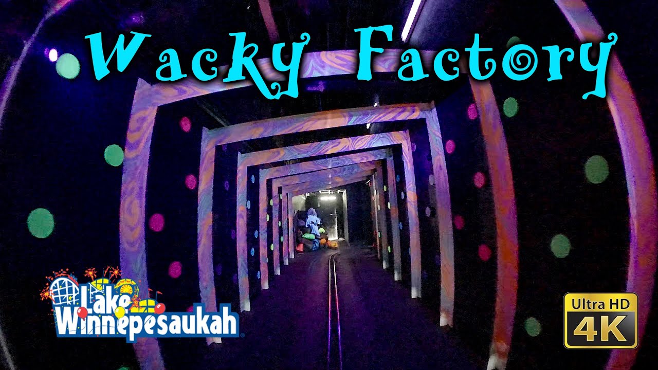 Wacky Factory On Ride Low Light 4K POV Lake Winnie Lake Winnepesaukah Amusement Park 2023 06 17