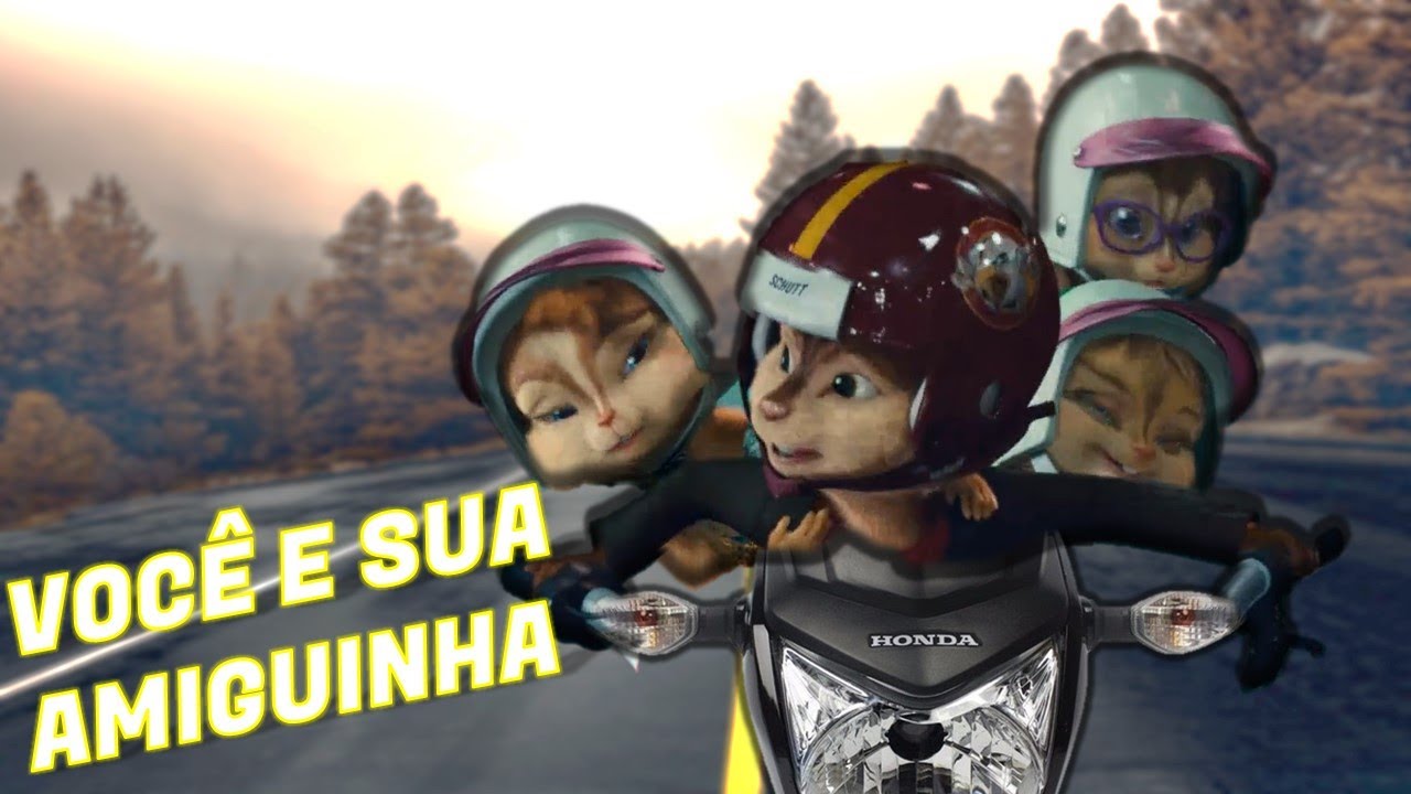 QUER SUBIR NA MINHA MOTINHA | Alvin e os Esquilos