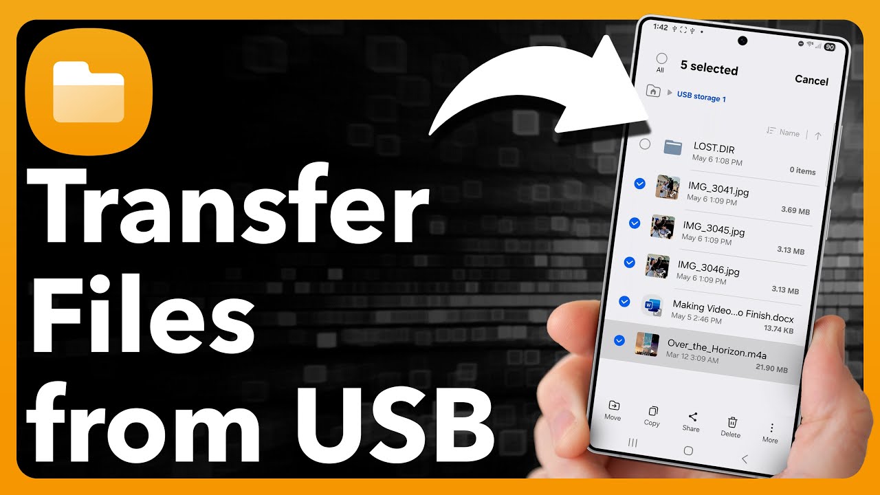 How To Transfer Files FROM USB Flash Drive To Android Phone