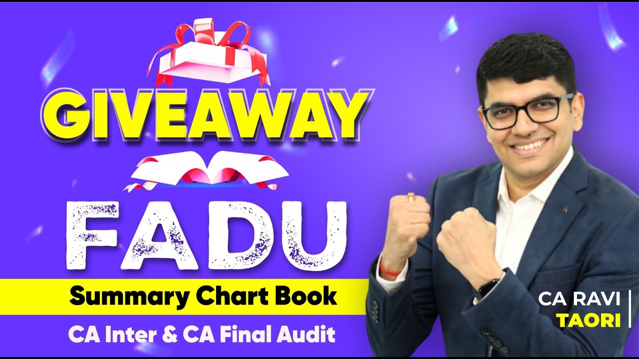 CA Inter & Final Audit Notes FREE 🚀 | Best Chart Book by CA Ravi Taori