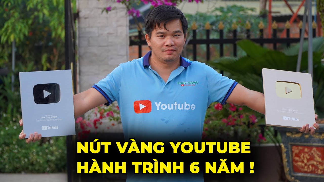 Trọng nhận được Nút Vàng YouTube: Nó có bằng vàng thật không?