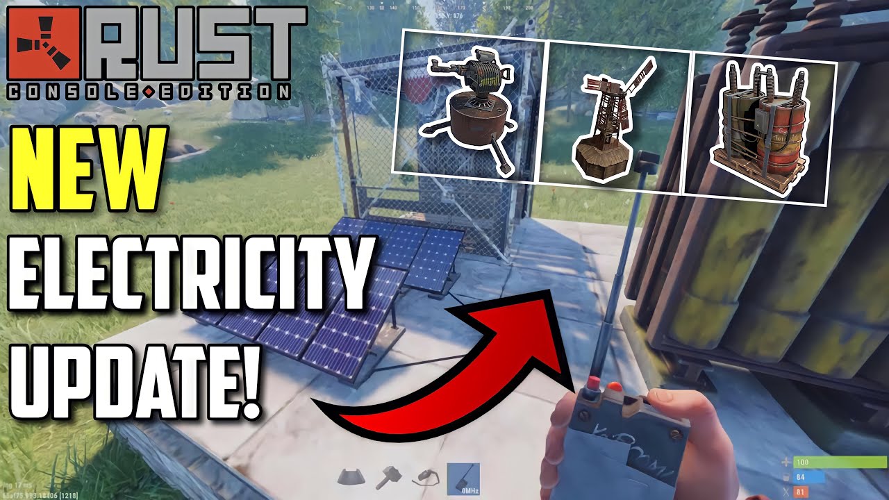 Rust Console - Electricity Power Surge FIRST LOOK
