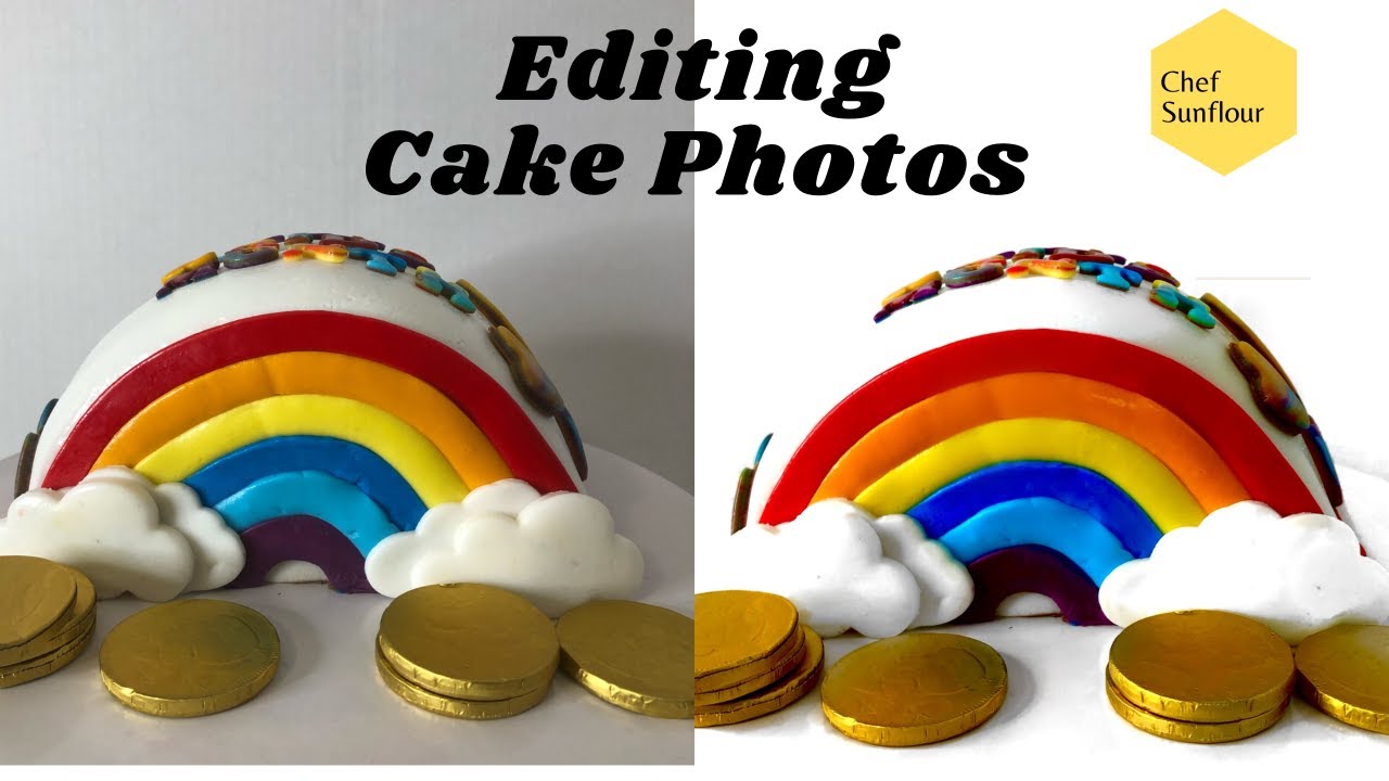 How to Edit Your Cake Photos
