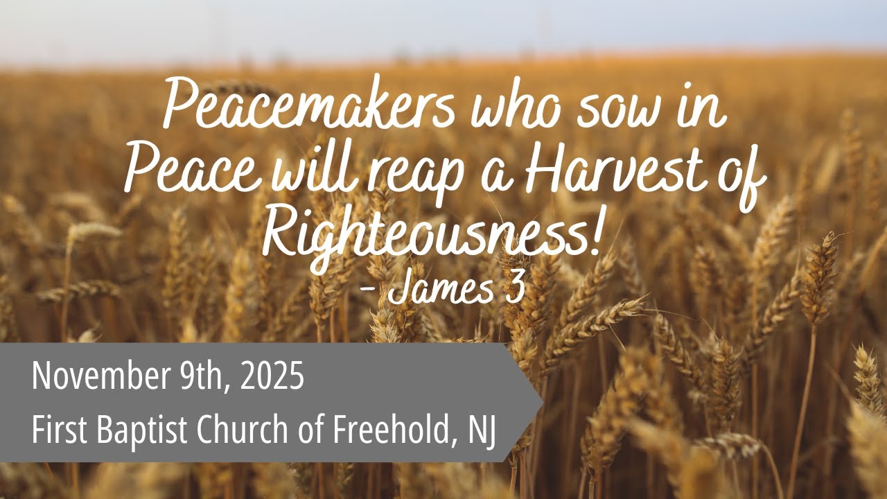 November 9th, 2025 - Sunday Morning Worship