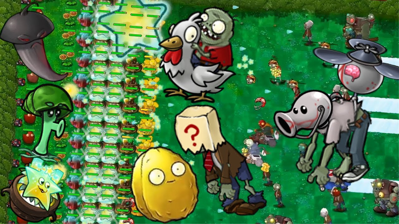 TWELVE ROWS!?!? - PvZ Fusion MAX DIFFICULTY NLL Part 16