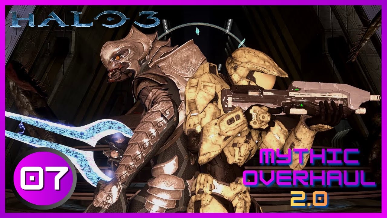 Halo MCC Mission 8 (Halo 3 Mythic Overhaul Campaign 2.0 Mod) (60Fps) (No Commentary) (Co-op)
