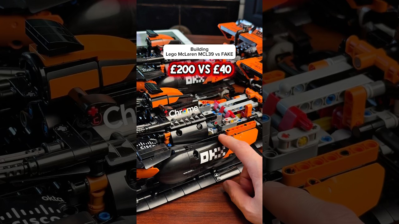 В чем реальная разница? &mdash; Lego Technic McLaren MCL39 42228 против дешевой копии.