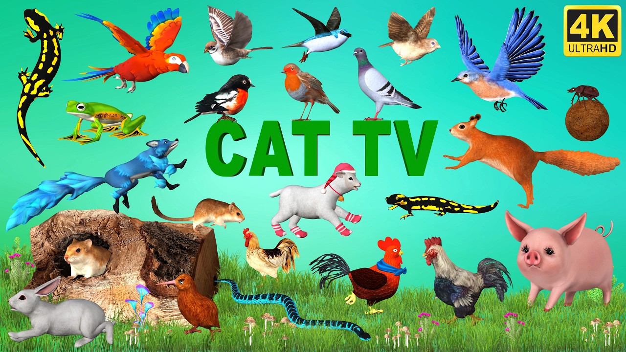 3d TV for Cats | Ultimate Cat TV Compilation Mouse, Bugs & Birds Cat Game | Purrfect Video for Cats