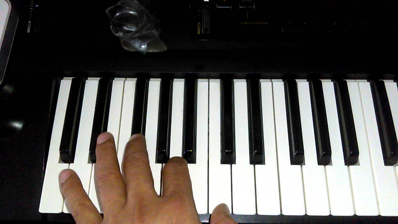 En tu pelo Grupo El tiempo Teclado Tutorial.
