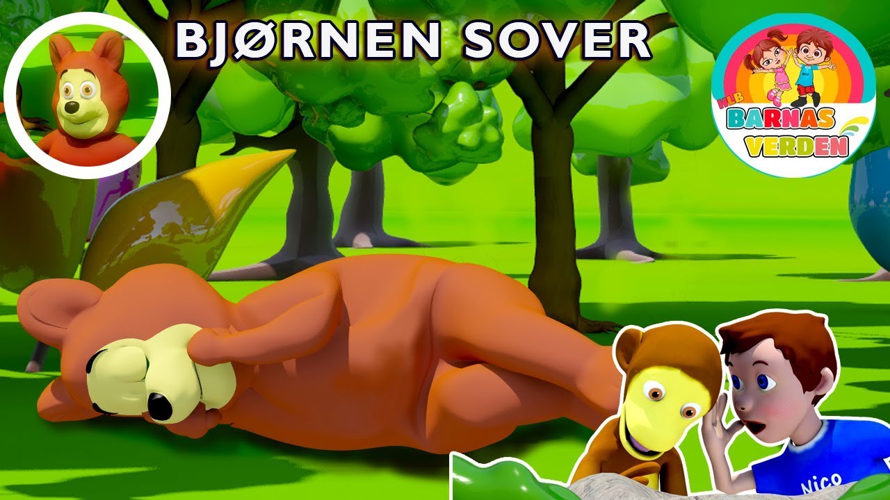 Bj&oslash;rnen sover  | Barnesanger p&aring; norsk | Norske Barnesanger