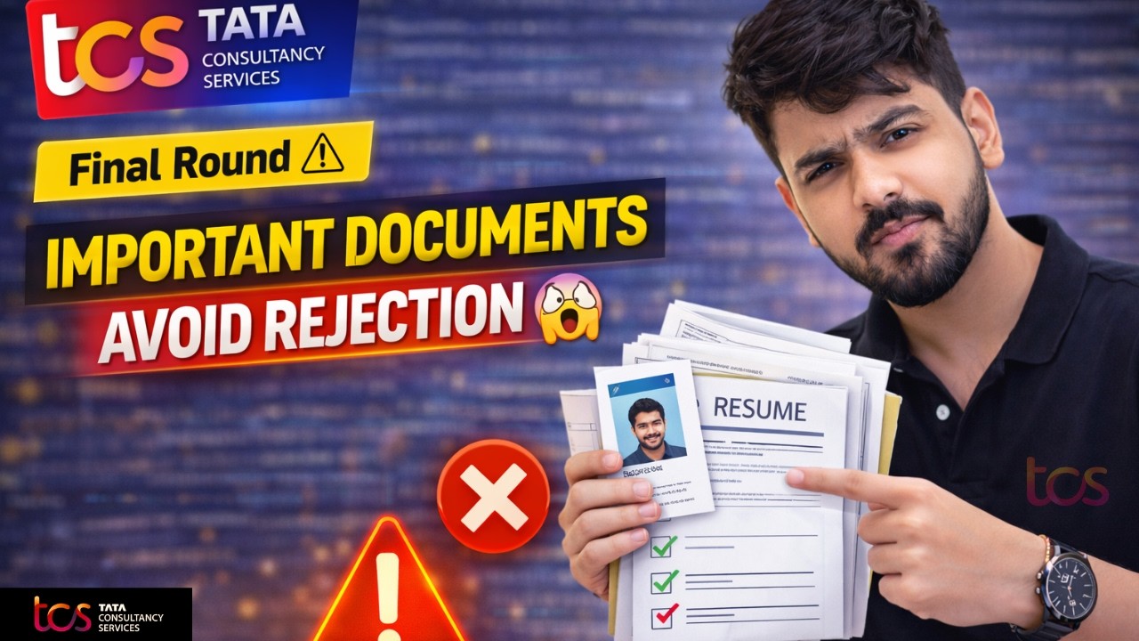 TCS NQT Interview Documents Checklist 🔥 | Avoid Rejection | Important Documents + Mistakes