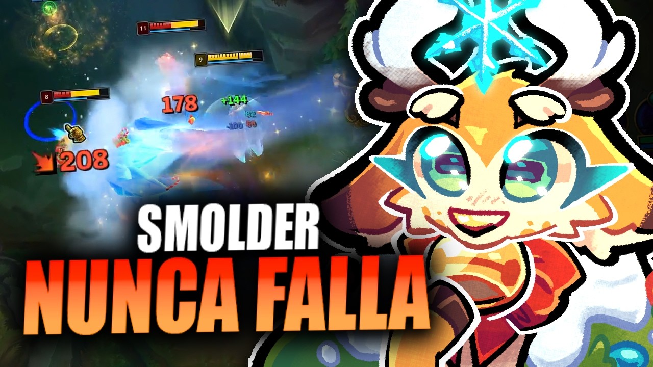 BAJÉ A DIAMANTE ASÍ QUE TOCÓ SPAMEAR SMOLDER PARA VOLVER A SUBIR | League of Legends