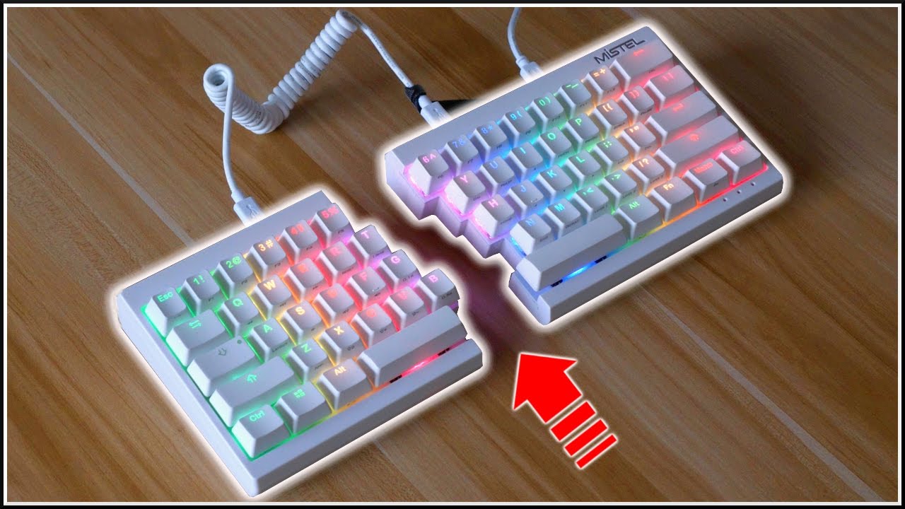 This Mechanical Keyboard Splits in Half!