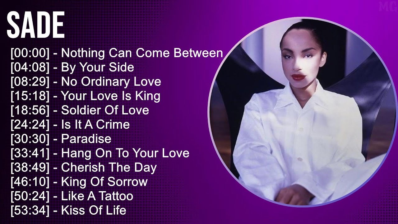 Sade 2025 MIX Best Collection   Nothing Can Come Between Us, By Your Side, No Ordinary Love, You