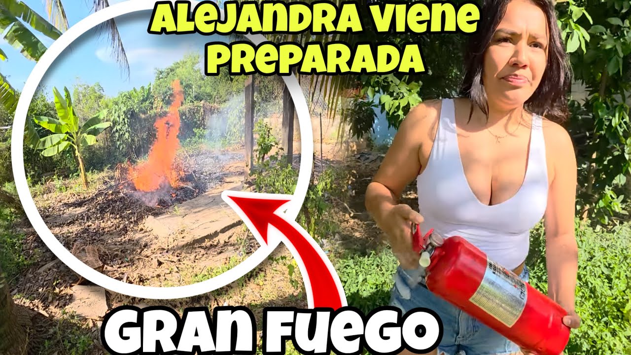 Se Quema Los Terrenos🔥De La casa de Nano😱Llego Alejandra Preparada