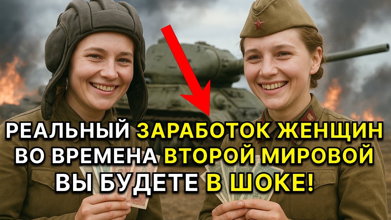 ШОК! Сколько на самом деле платили женщинам на фронте?