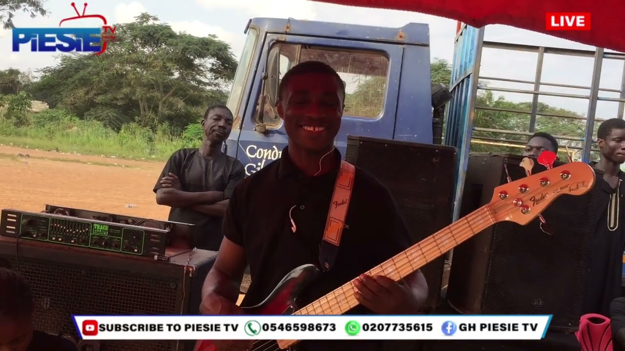 Hot performance from Rock Live Band, Jinijini - Berekum 🎺🥁🎸🎤 Call us for all your event 0596139053