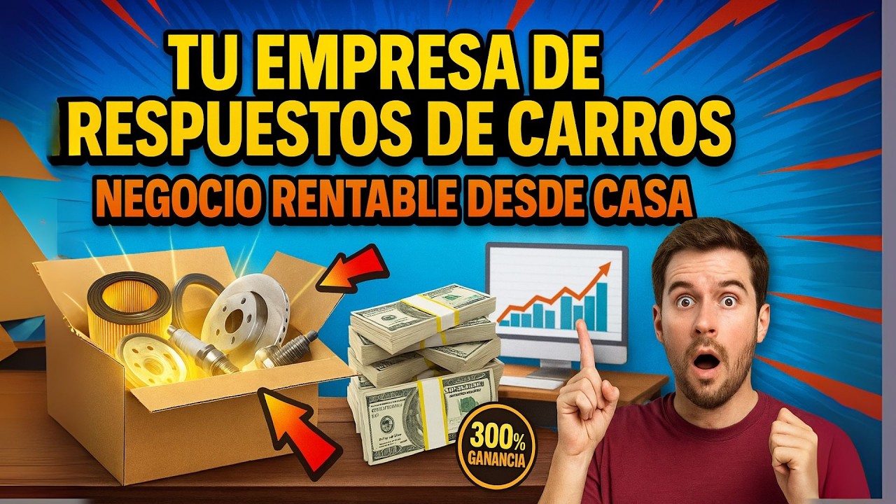 🔥 Compra y vende REPUESTOS DE CARROS, El negocio MAS RENTABLE para trabajar desde casa.