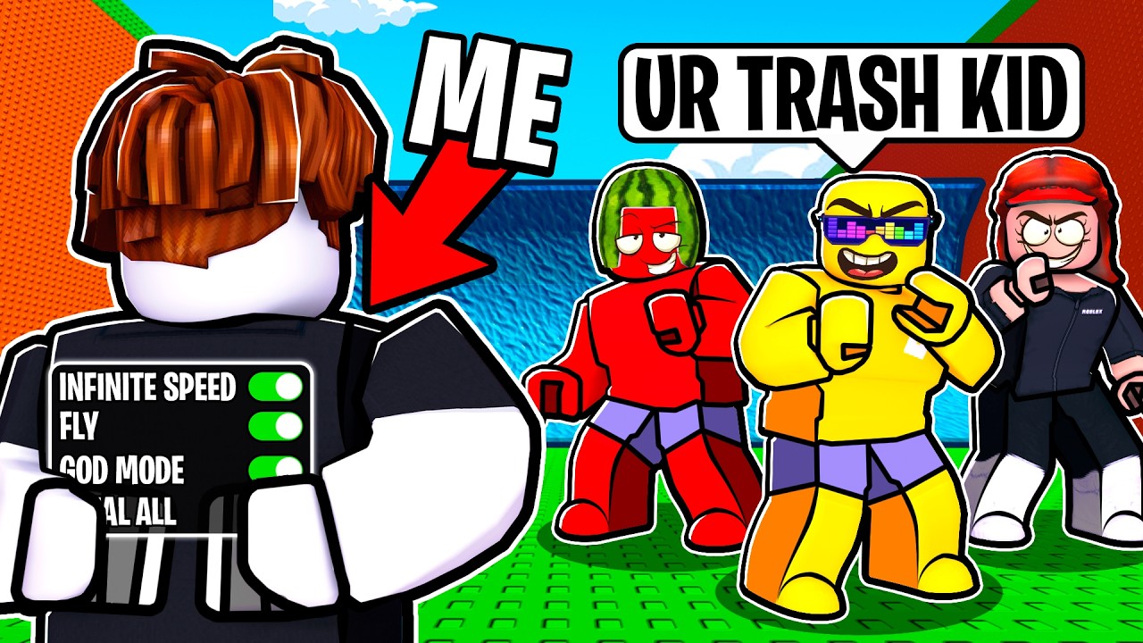 Trolling with ADMIN HACKS in Escape Brainrot for Tsunami