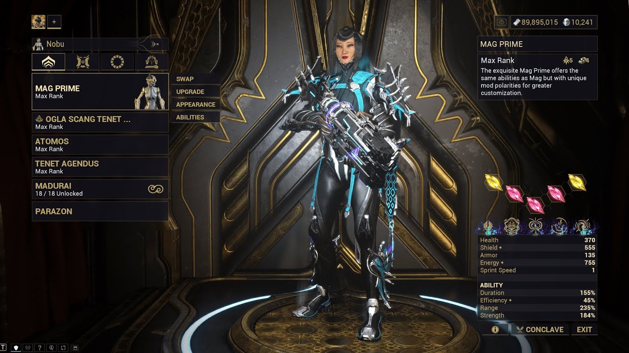 Warframe Maximum Investment - Mag Prime | Isleweaver