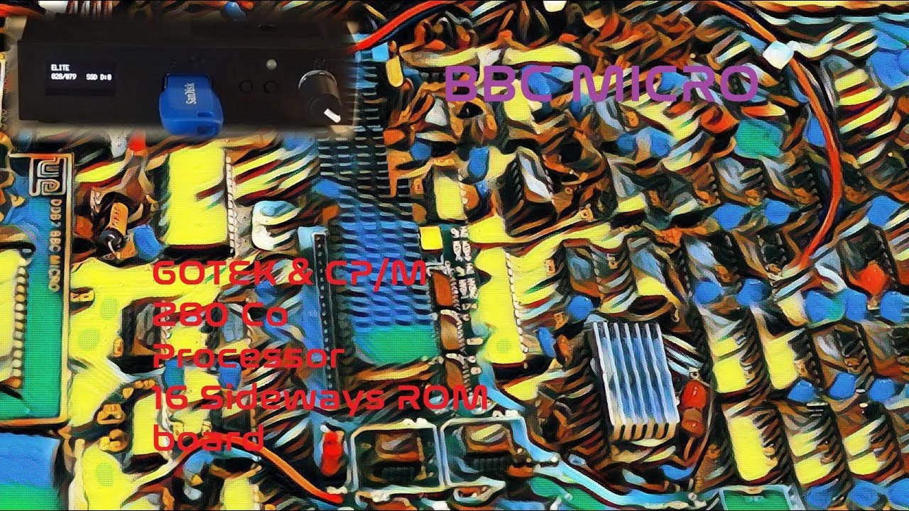 Retro Computing: BBC Micro. (CP/M + Z80 CoPro) plus a new Gotek.