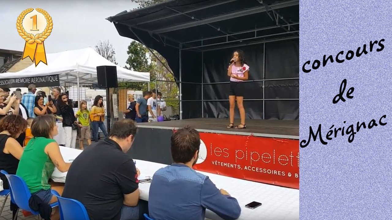 Inès Chouki interpréte  Show must go on au concours de Mérignac