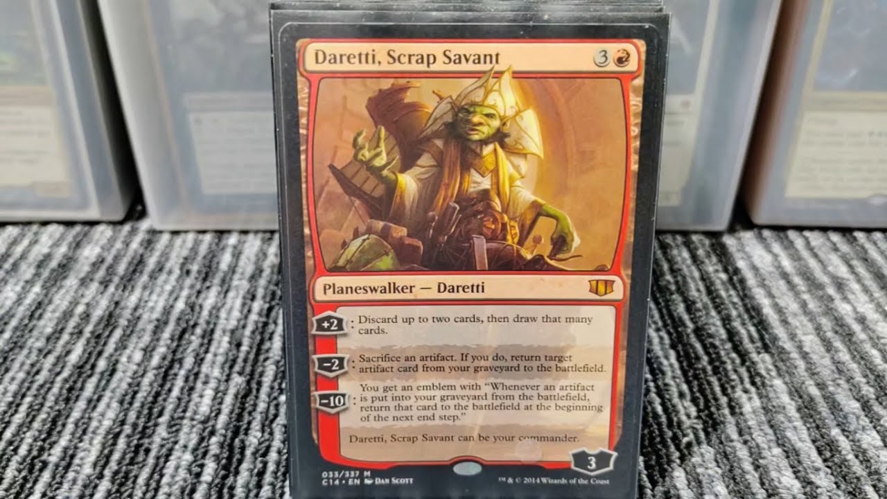 Daretti, Scrap Savant Commander/EDH Deck Tech / Artifact Recursion