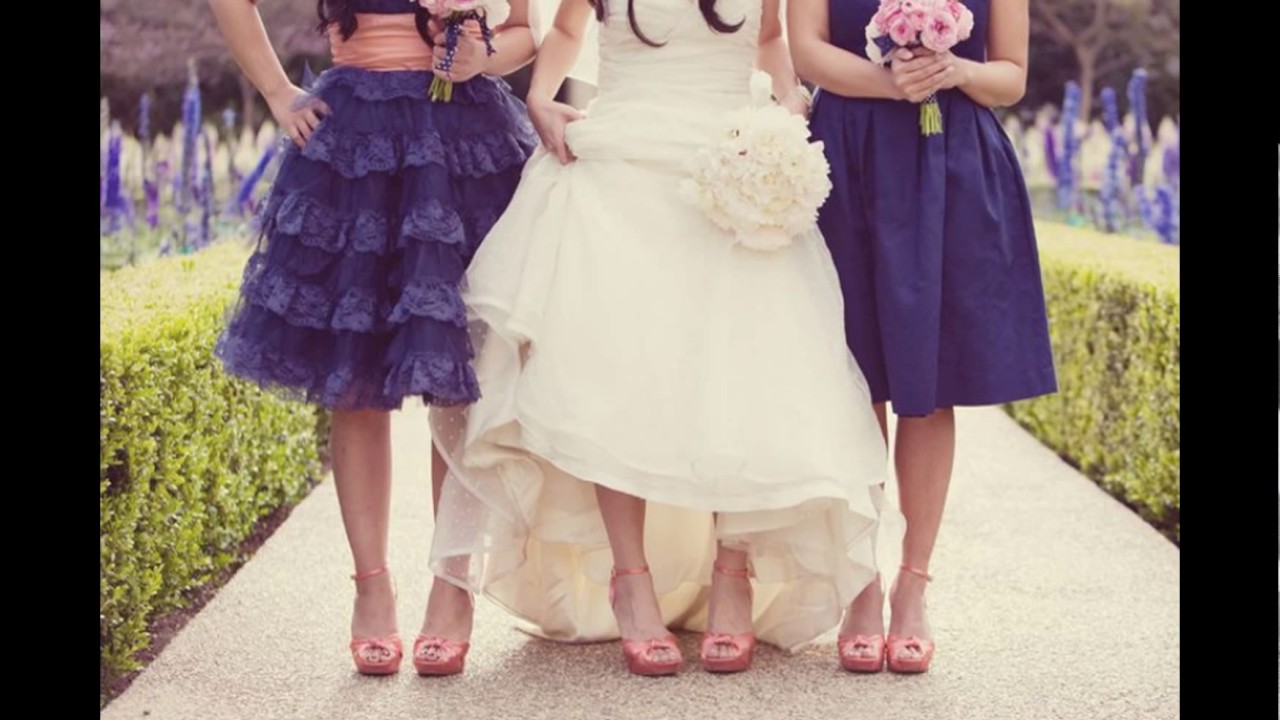 Peach and Navy Blue Inspired Wedding Ideas
