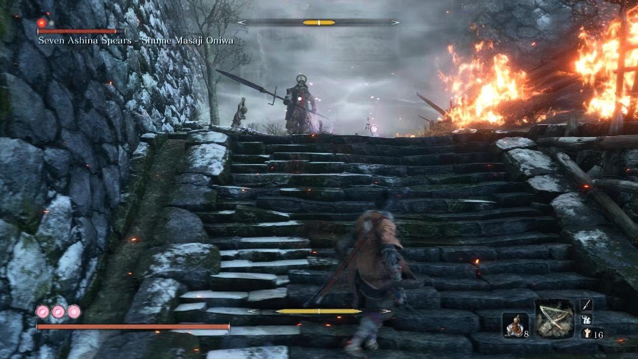 Sekiro: Seven Ashina Spears - Shuma Masaji Oniwa - Easy Kill