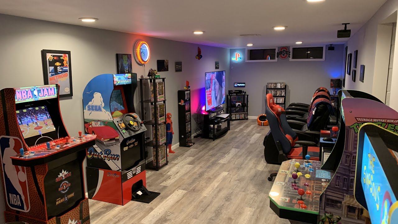Rome's Man Cave Game Room 2022!