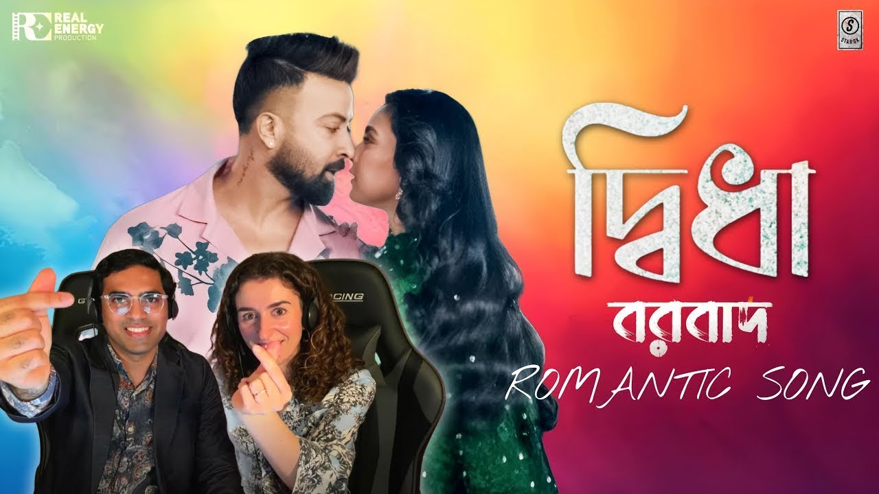 Foreigners React to DIDHA - দ্বিধা | FULL VIDEO SONG | BORBAAD | SHAKIB KHAN | IDHIKA PAUL | PRITOM