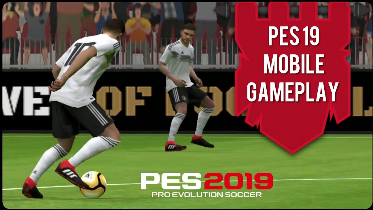 PES 19 Mobile Realistic Gameplay with English Commentary 🔥