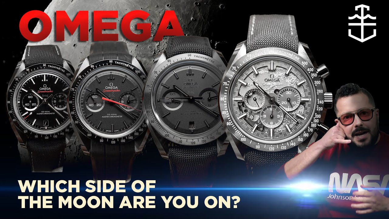 4 new Omega Speedmaster Dark Side of the Moon & Grey Side of the Moon