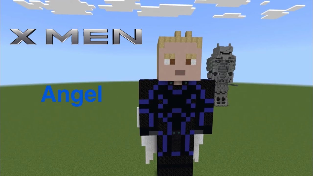 Minecraft Angel (X-Men The Last Stand) Statue Tutorial