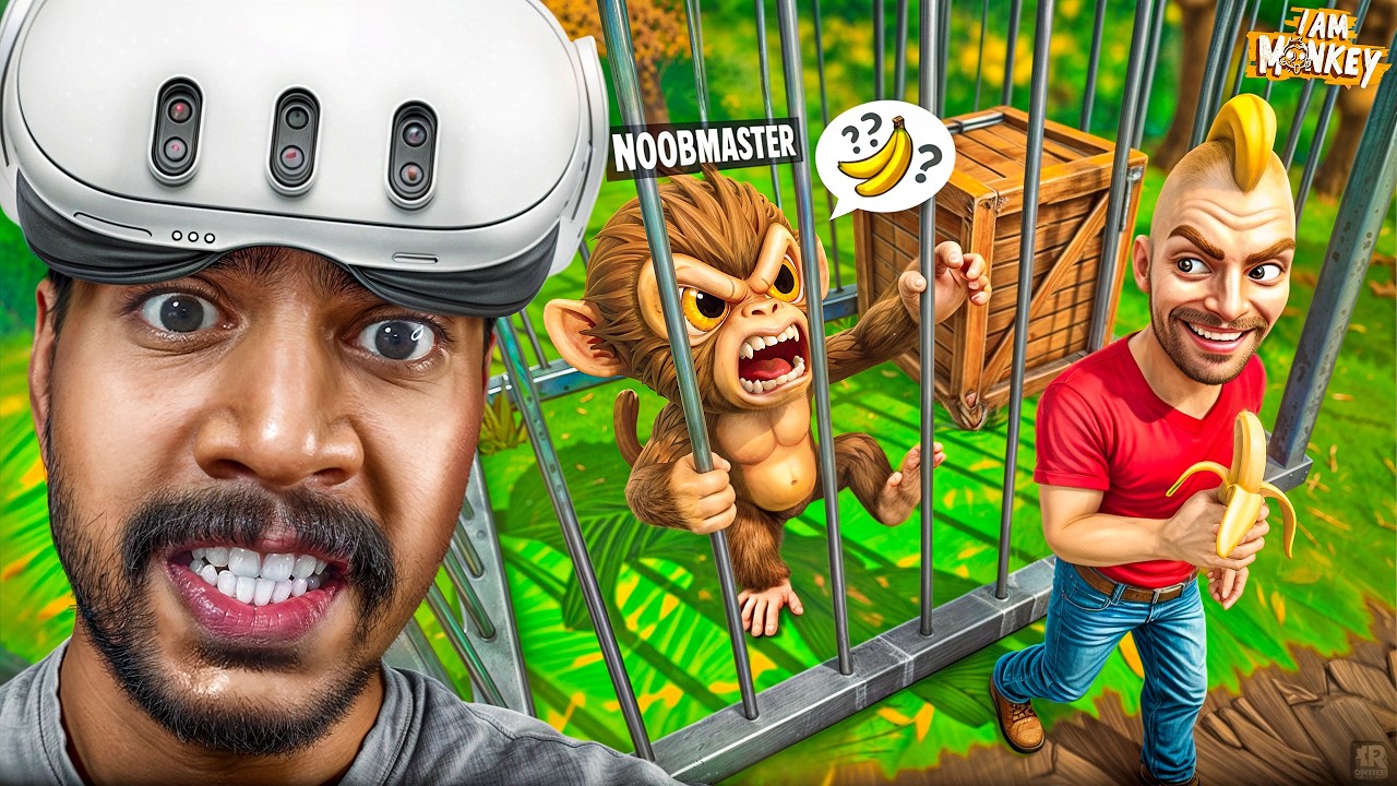 I Became a NAUGHTY MONKEY 🐵!! VR