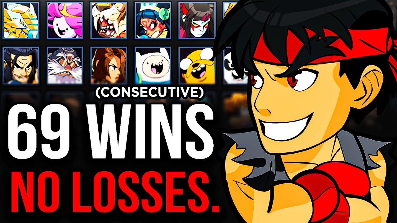 I Won with EVERY Brawlhalla Character in a Row
