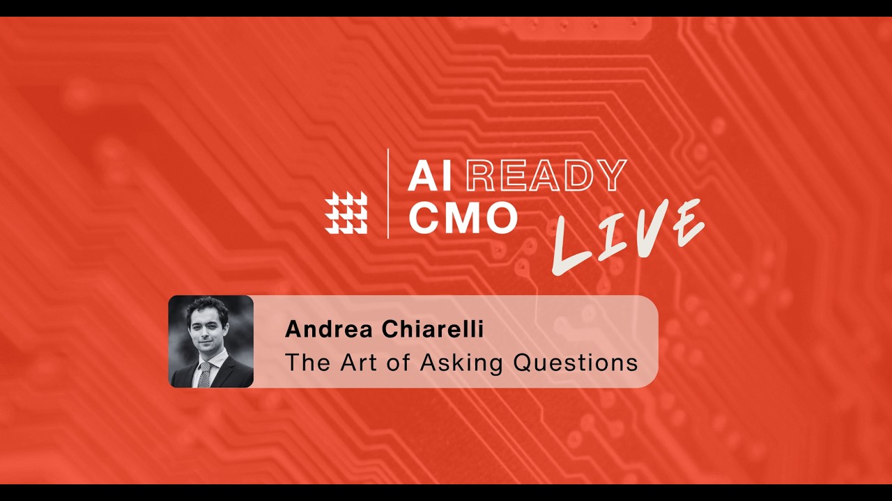 AI-Ready CMO Live with Andrea Chiarelli - Why Consulting Isn't Dead &mdash; and What AI Actually Can't Do