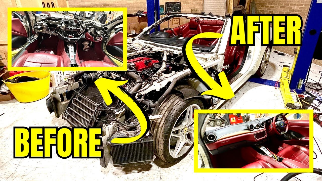 ВОССТАНОВЛЕНИЕ МОЕГО CAT-S FERRARI CALIFORNIA T - ЧАСТЬ 2