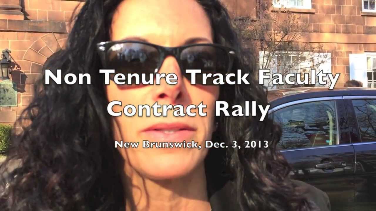 Calling for a Fair Contract for Rutgers Non Tenure Track Faculty