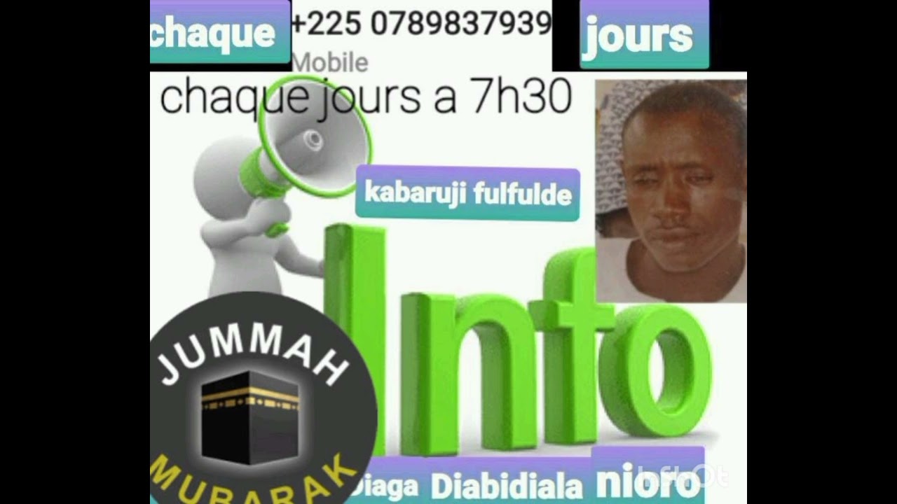 #INFO AMADOU ADAMA DIAGA KUBAROUJU POULARU LE 16/1/2025