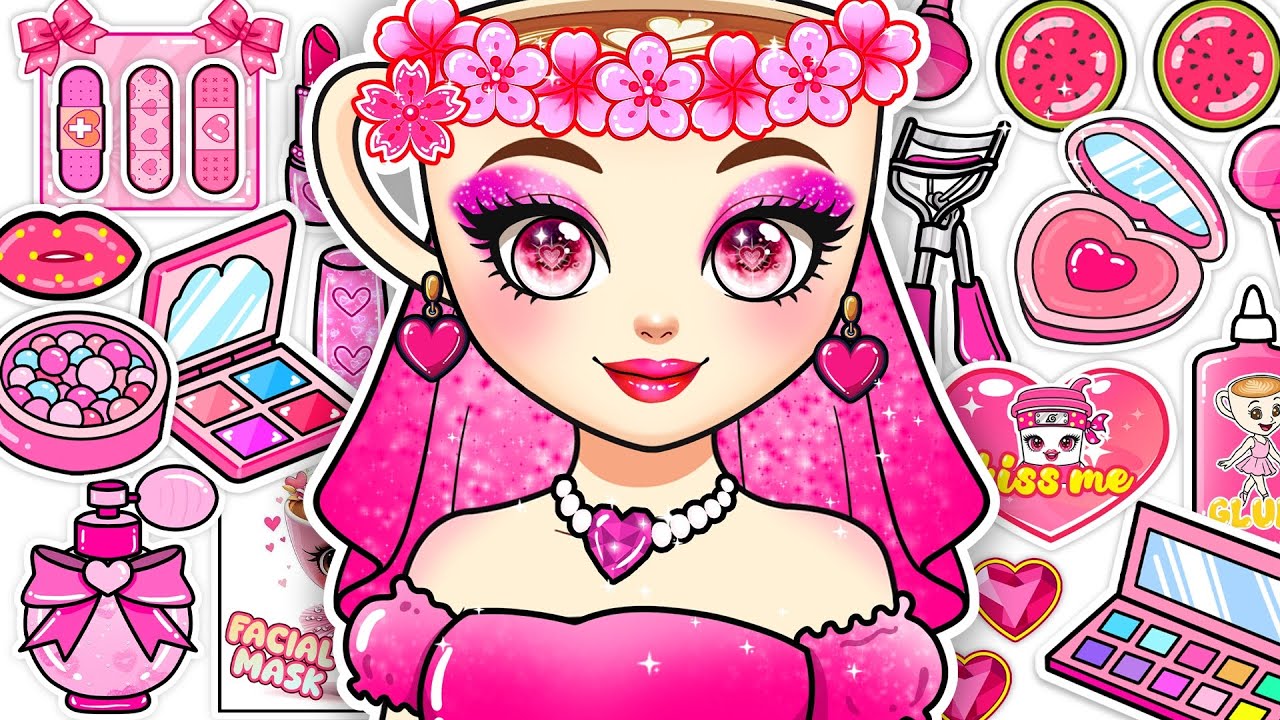 🌸Сделай сам из бумаги🌸BRAINROT BALLERINA CAPPUCINA PRINCESS🩰👑 Уход за кожей + Макияж + Наряд💄🎵 Ра...